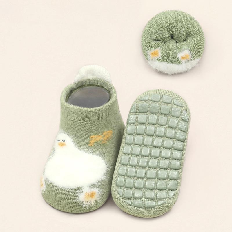 Lawadka Baby Toddler Girl Boy Socks Anti Slip Terry Newborn Socks for Girls Boys Winter Soft Print Children's Sock Non-slip 0-5Y