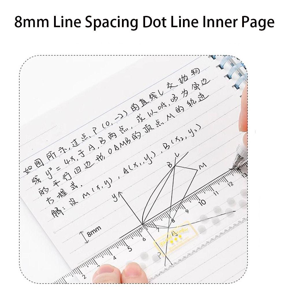 A5/B5 Soft Coil Notebooks 160 Pages 180° Lay-Flat Notepad Creative Student Class Notebooks  Student