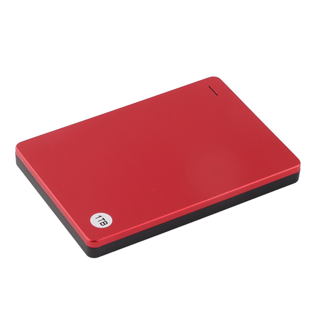 2.5in Red External HDD 6Gbps Transmission Portable External HDD Aluminum Alloy PCB USB3.0 Hard