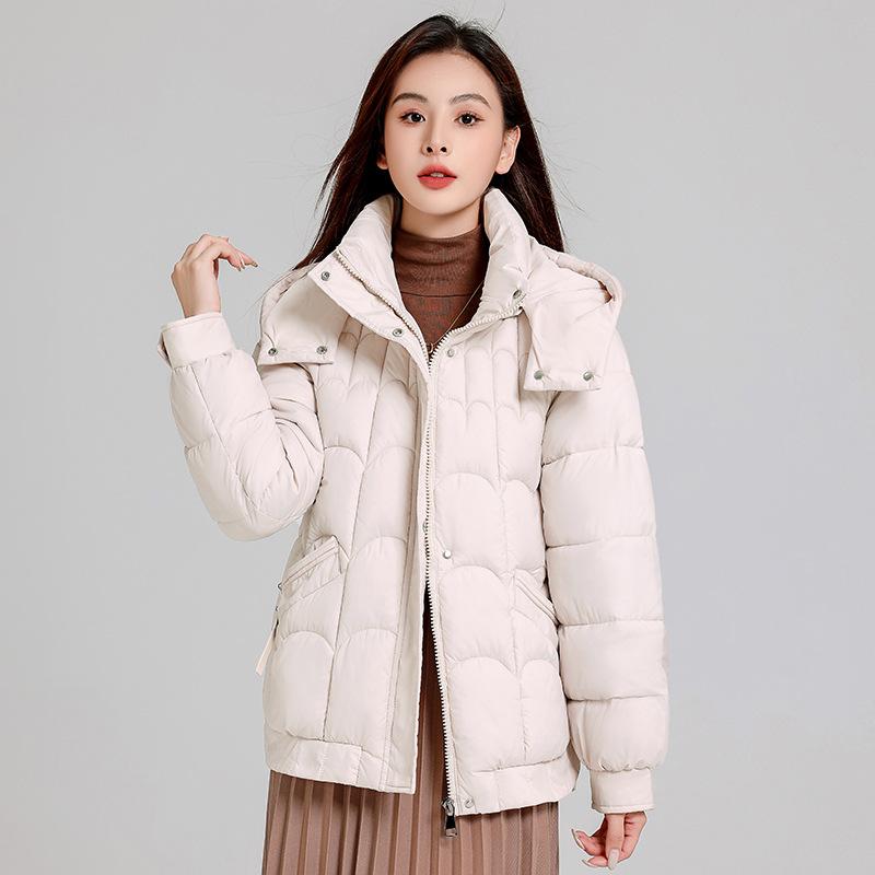 Chaqueta de algodón suelta de moda 2025 nueva versión coreana de temperamento adelgazante chaqueta de algodón acolchada gruesa