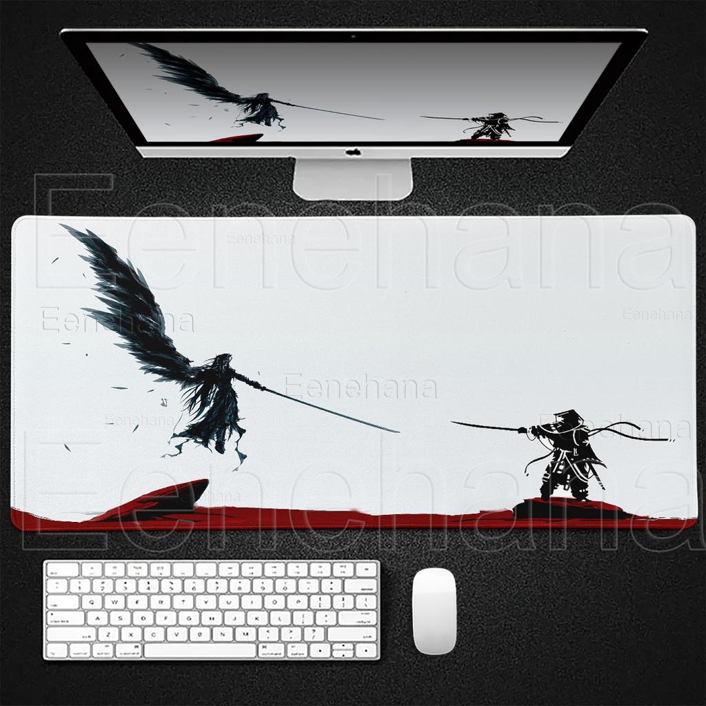 Final Fantasy Gamer Large Mousepad Gaming Accessories Gamer Pc Mouse Mat Rubber Deskmat Keyboard Extended Mat Rug Anime Mausepad