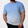 Men's Gradient Print T-Shirt - Crew Neck, Short Sleeve, Casual, Stylish & Breathable