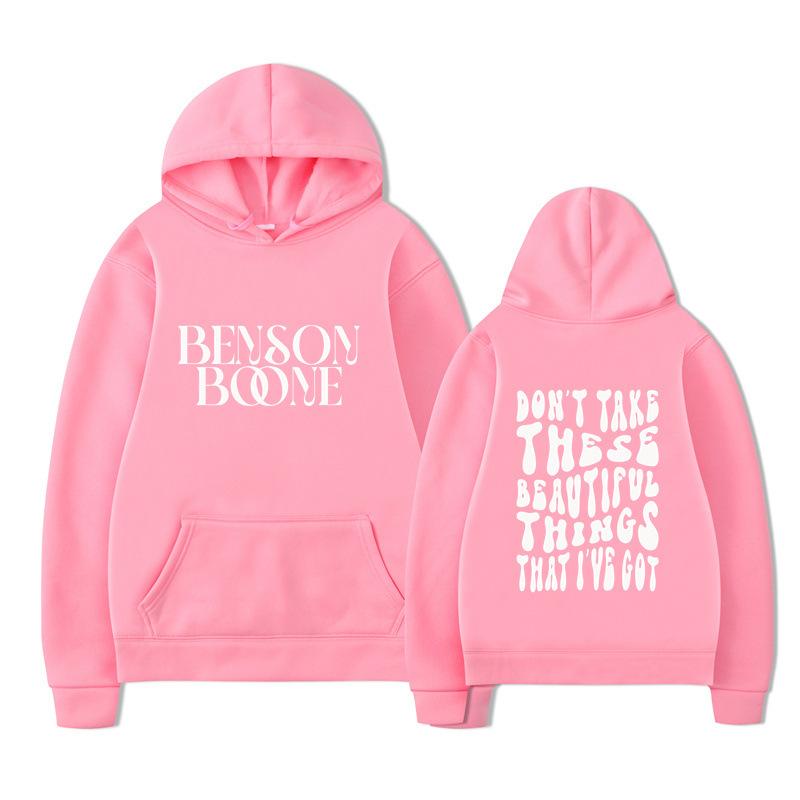 Benson Boone Hoodie Men Women Sweatshirt Print Unisex Streetwear Hip Hop Style Autumn Winter Fashion Tops Clothes