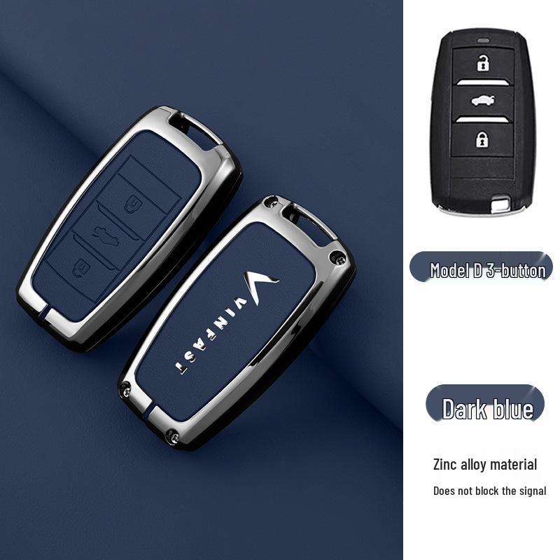 VinFast Key Cover & Metal Key Holder for VF5, VF8, and VF3 (Vietnam Edition)