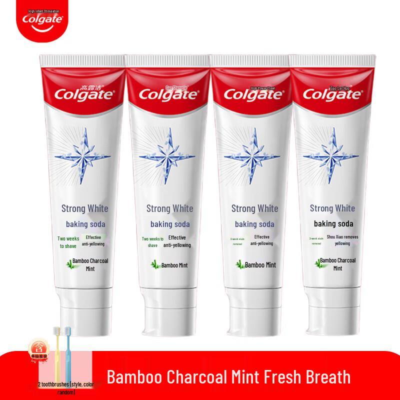 

Colgate Power White Baking Soda Bamboo Charcoal Mint Whitening Toothpaste