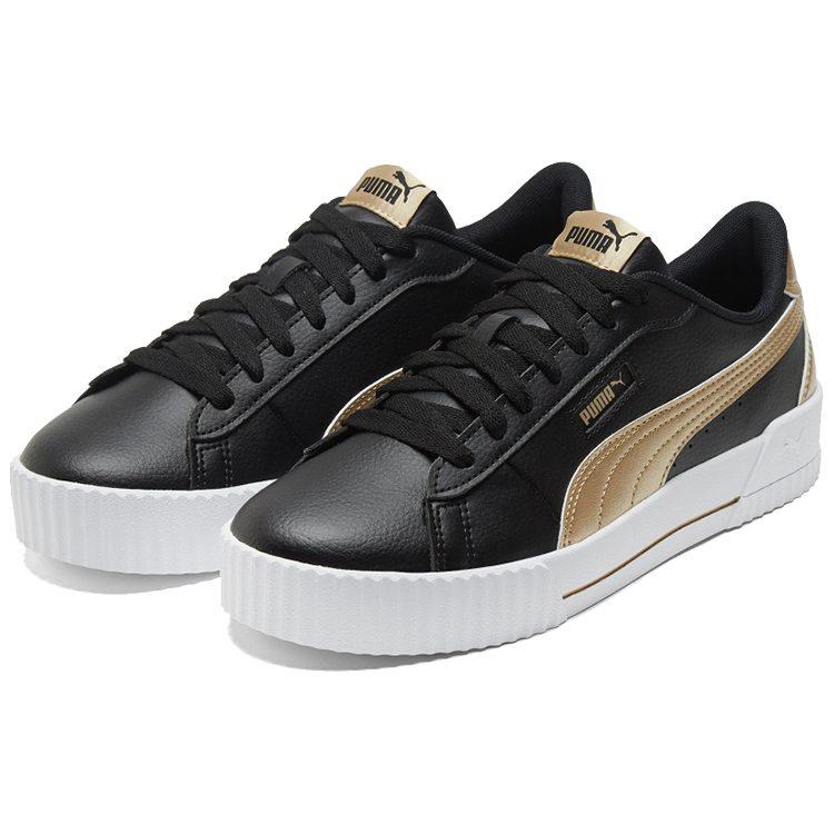 PUMA Carina Crew Metallic 'Black White Gold' Women's 368879-02