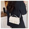 Borsa a Spalla Minimalista in Ecopelle Quadrata alla Moda Borsa a Tracolla per Donna