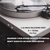 30mm Speaker Chassis Shockproof Adhesive Silicone Feet Vibration Dampening Pad For HiFi Systems Easy Mount Design
