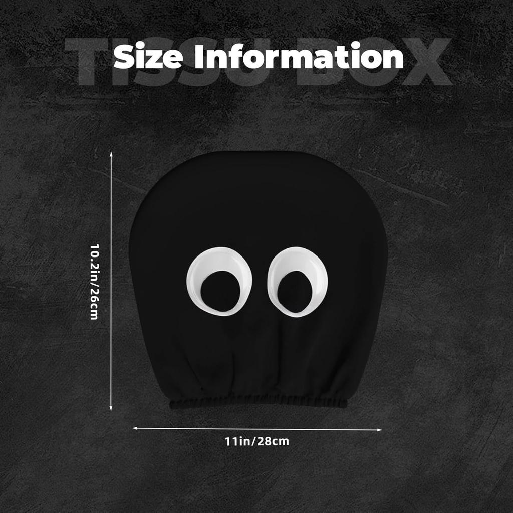 Cartoon Cute Eyes Car Headrest Covers 2 Pack Car Seat Head Rest Cover Auto Elastic Seat Coverings Vehicle Interior Accessories Protector Universal