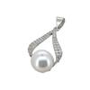 S925 Sterling Silver Pearl Water Drop Pendant Necklace - Elegant Niche Design