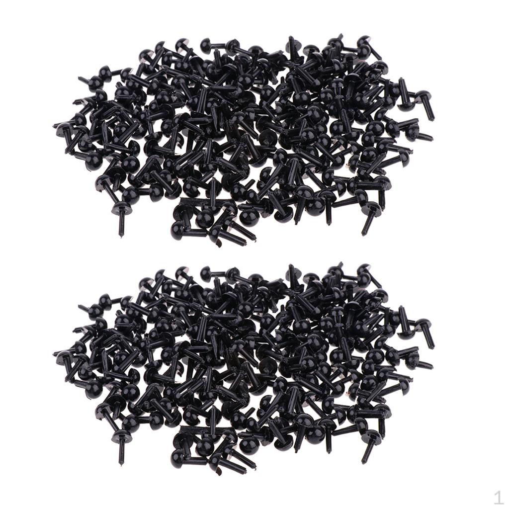 

400x Куклы Пластиковые Для Плюшевого Мишки Мягкая Игрушка Фелтинг Игрушка 4мм, 6мм