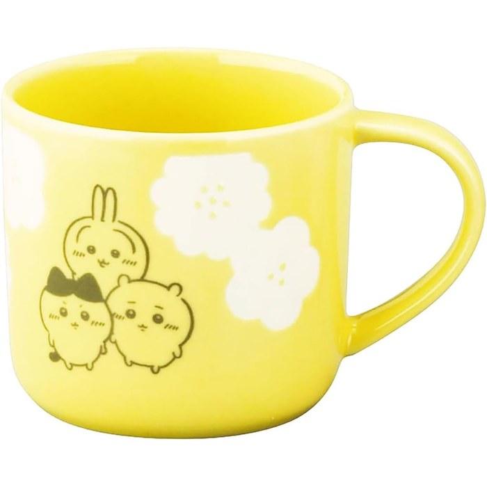 Chiikawa Mug 350ml – Chiikawa, Hachiware, & Usagi – Yellow CKW31-11