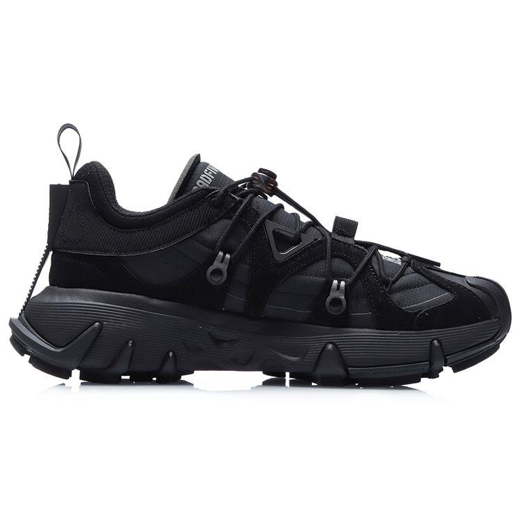 Li Ning Wu Xing 1 Dämpfung Rutschfest Abriebfest Unterstützung Niedriger Schaft Performance Basketballschuhe Herren Schwarz AGBR003-12