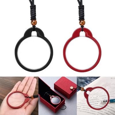 Portable Necklace Reading Glasses Creative Reading Glasses Magnifier Pendant Reading Helper
