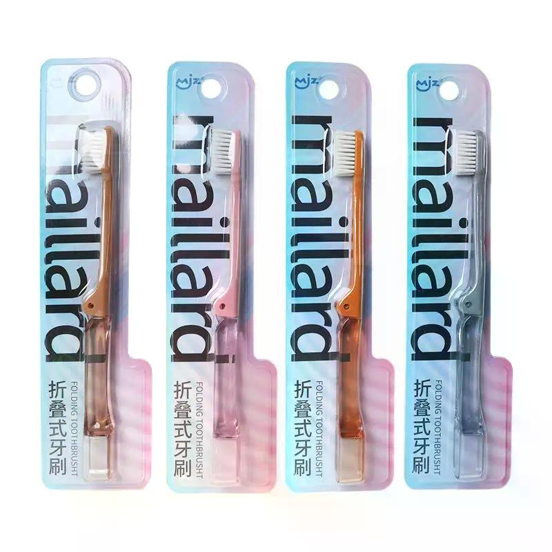 1Pcs Hiking Tooth Brush Portable Disposable Foldable Travel Camping Toothbrush Tooth Oral Cleaning Tools Folding Toothbrush