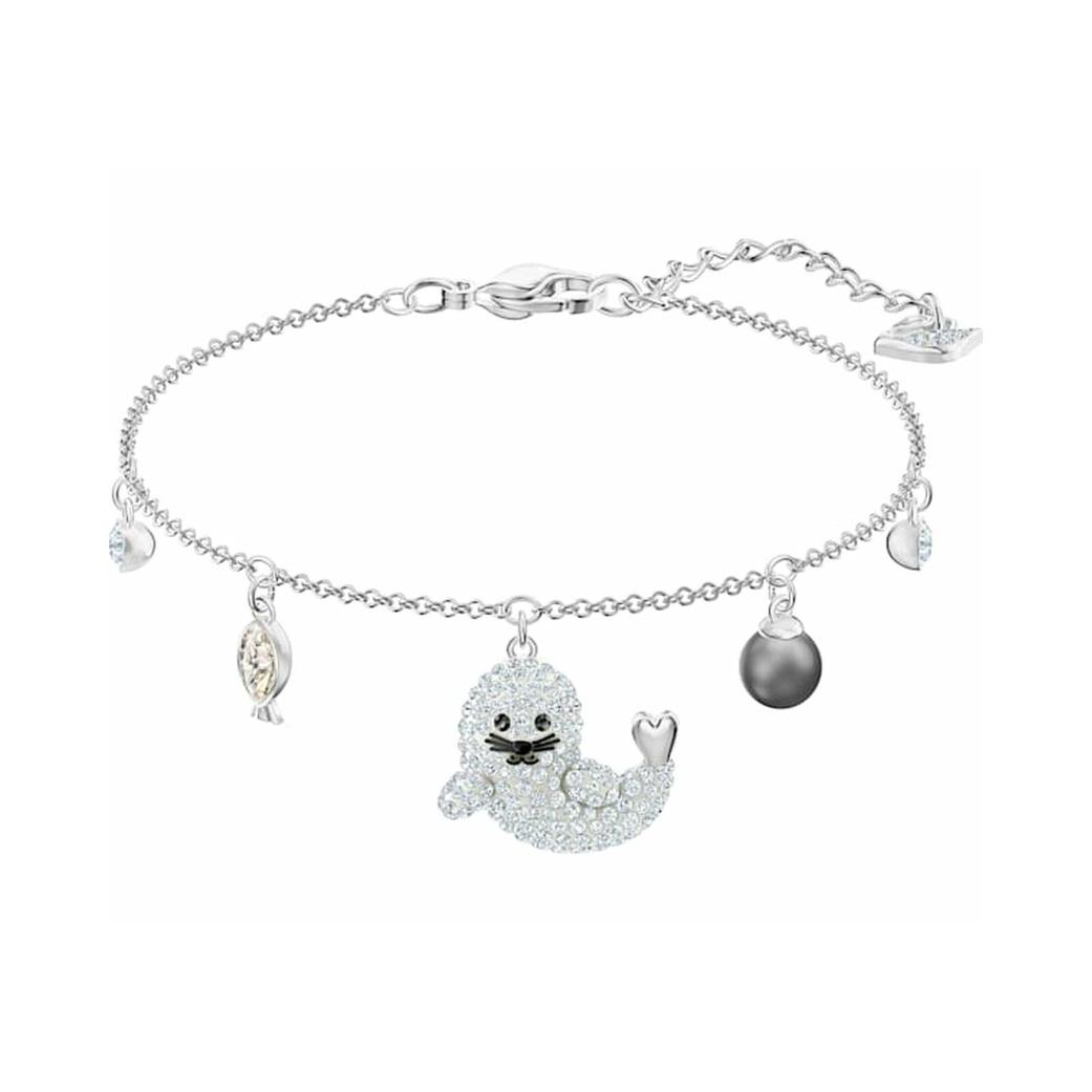 

Swarovski Polar Seal Bracelet Women bracelets Silver 5491553 Box (Random Color)
