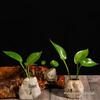Zen Mini Flower Vase - Creative Coarse Pottery Ornament for Living Room or Tea Table