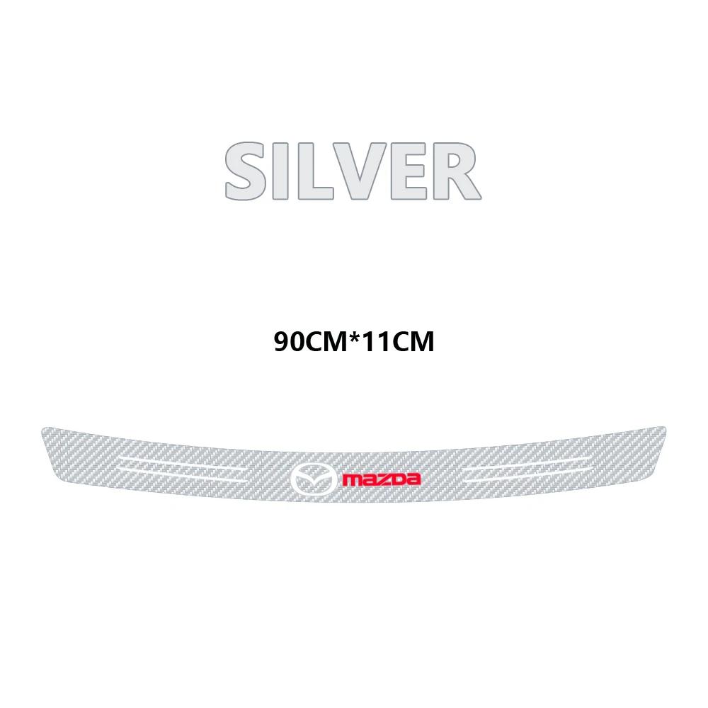 

2025 Hot Car Rear Bumper Trunk Carbon Fiber Protective Sticker Anti-scratch Protective Film For Mazda 3 6 MS Demio CX-3 CX-5 Axe For Mazda