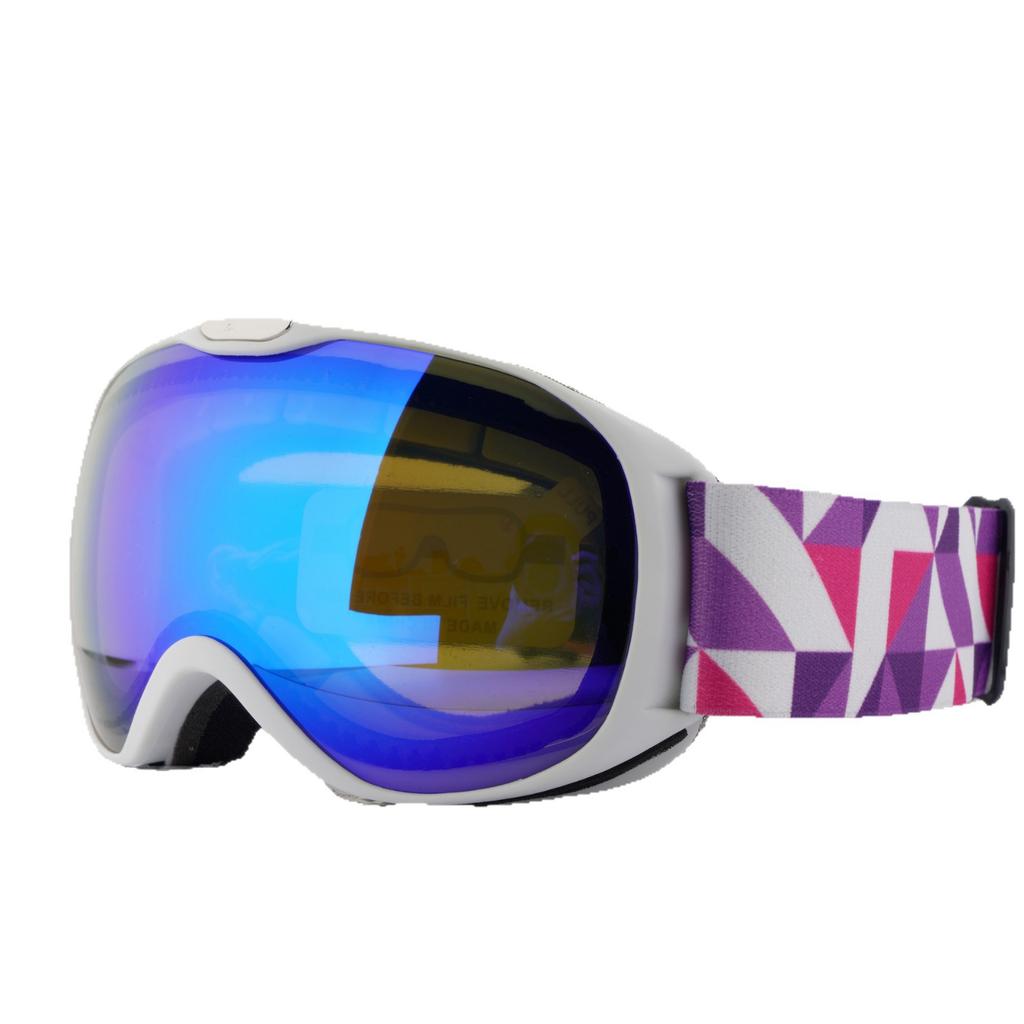 Spherical children's ski goggles, double-layer anti-fog ski glasses, snow goggles, protective eyewear, mountaineering equipment