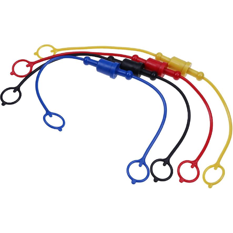 JZGRDN 8PK Hydraulic Quick Coupler Dust Cap & Plug Set Compatible with 1/4" John Deere 54D 60D 1023E 1025R 1026R 2025R 2026R 2032R 2036R 2038R 2305