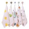 Cartoon Soft Absorbent 6-Layer Children's Gauze Bath Towel - Pure Cotton Baby Washcloth