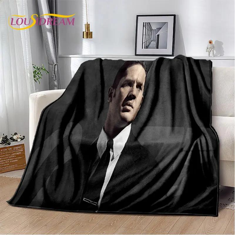 3D Printing Tom Hardy Actor Star Soft Plush Blanket,Flannel Blanket Throw Blanket for Living Room Bedroom Bed Sofa Picnic Cover