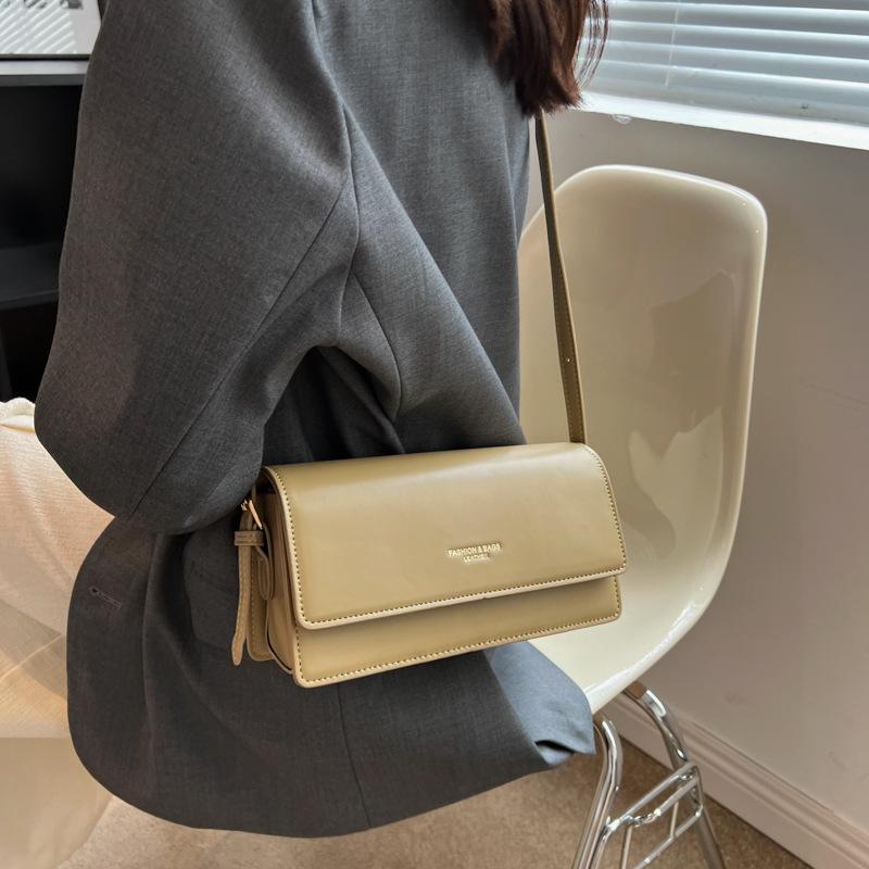Fashion Commuter Small Square Bag Women's New Line Versatile Shoulder Bag Messenger Bag
