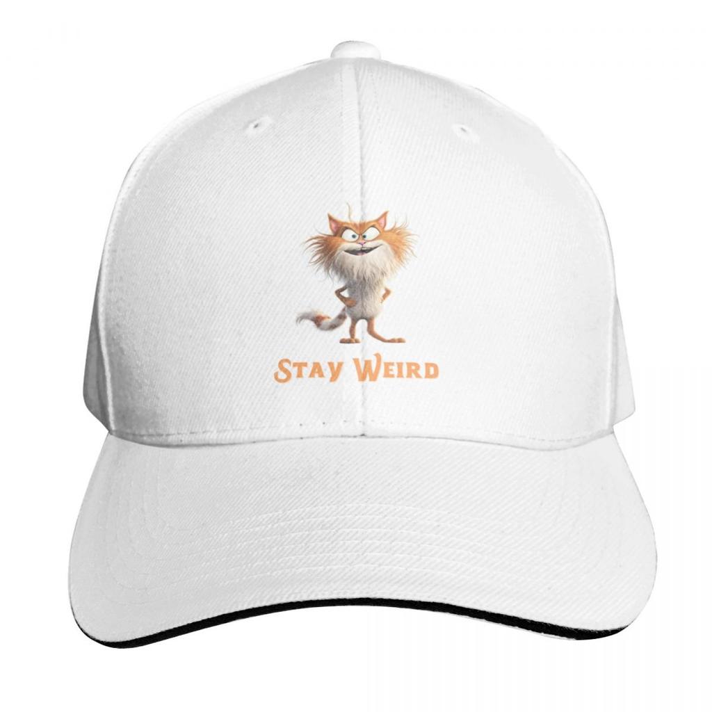 Stay Weird Cat Baseball Cap New In The Hat Luxury Caps Fishing Hat Tea Hat Designer Unisex Womens