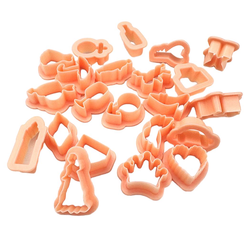 Plastic Clay Cutters Kits Earrings Ceramic Craft Cutting Mold Baking Tool Handmade DIY Jewelry Making Tools Cake Cookie