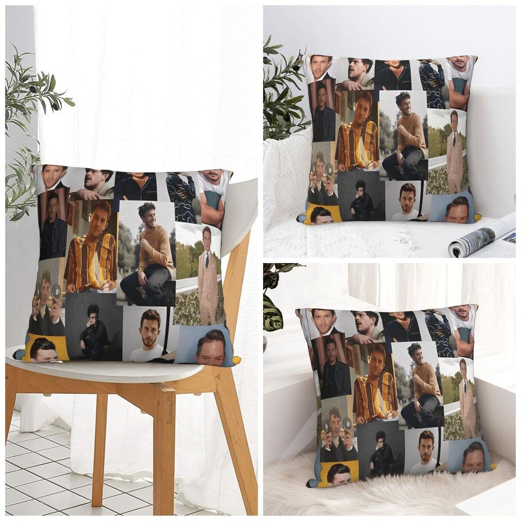 Jonathan Bailey Pillow Case Cushion Cover Soft Graphic Pillow Cover Cute Funny Pillowcases For Wedding Party Home Decor
