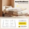 White Bed Hinge Bed Rail Brackets Medium Size Iron Stainless Steel Heavy Duty Capacity for Murphy Bed Furniture Hardware