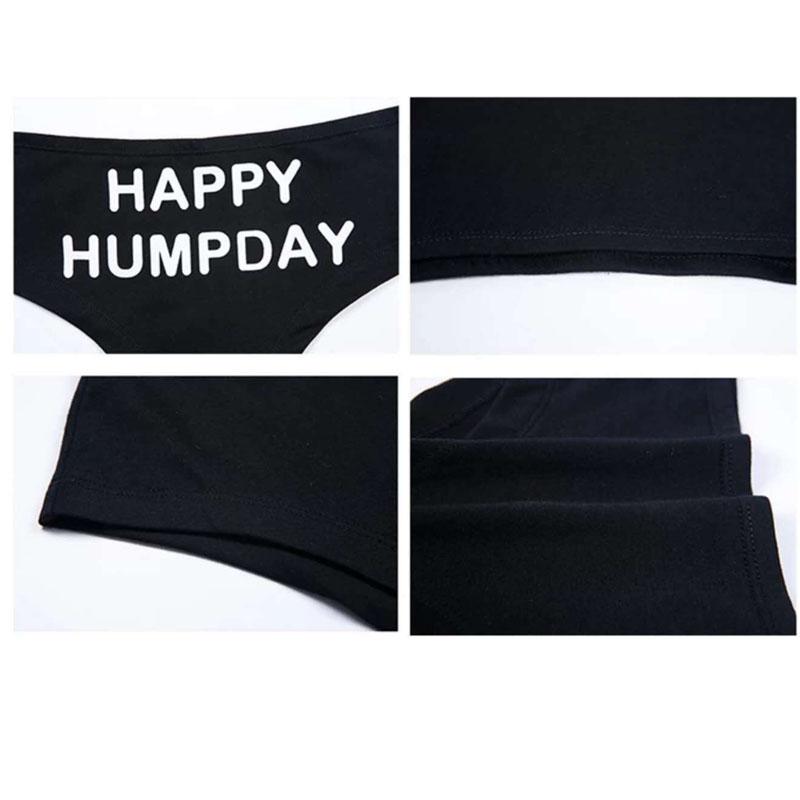 2PCS/Lot Plus Size Letter Printed Panties Women's Sexy Underwear Panties