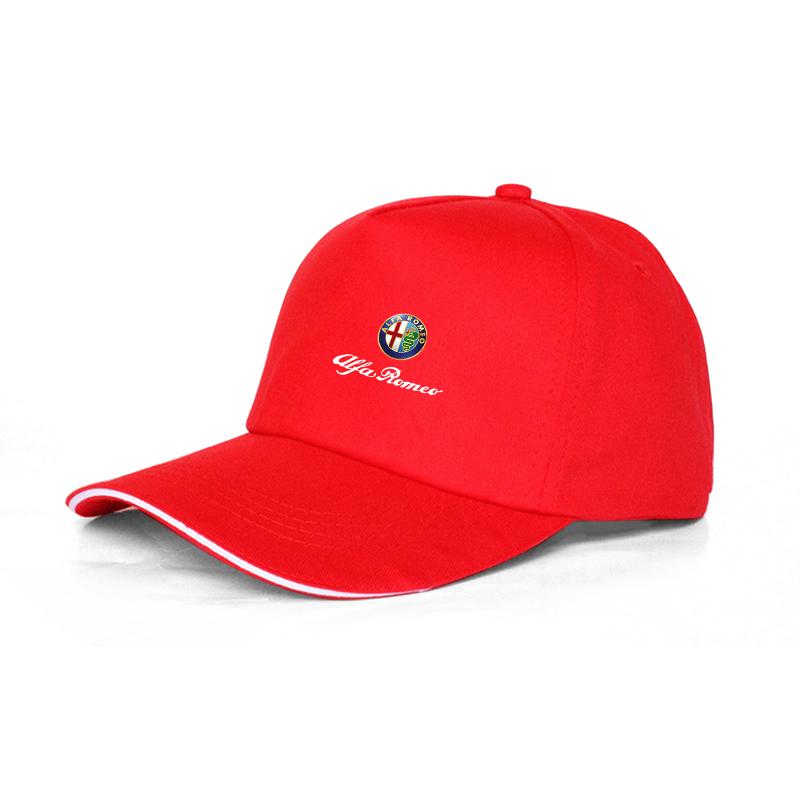 2026 Hot Sticker Racing Car Logo Visor Sun Hats Moto GP Outdoor Baseball Cap Hip Hop Hat For Alfa Romeo Giulietta 159 156 166 Mi
