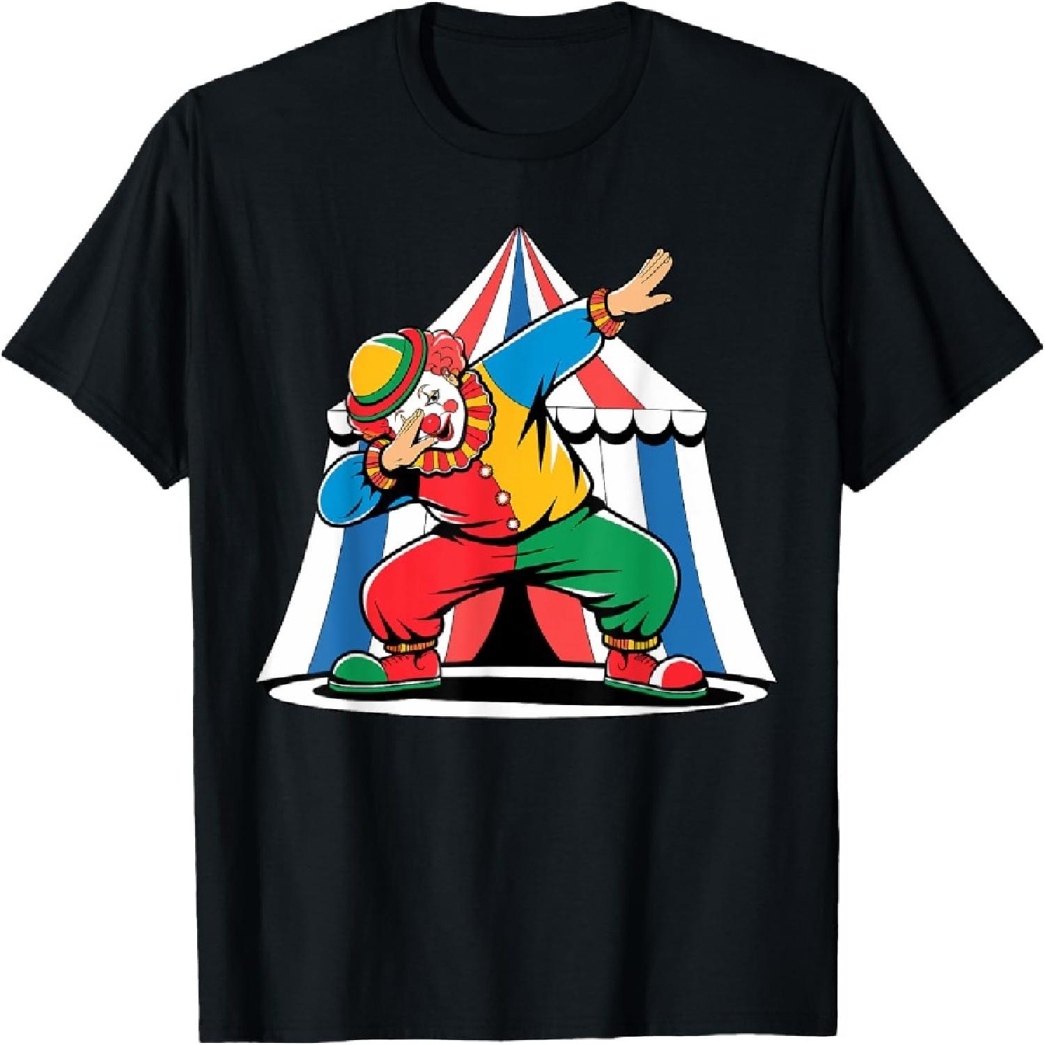 Dabbing Clown Circus Crew Squad T-Shirt XXXXXL разноцветный
