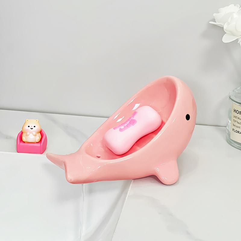 Creative Whale Soap Dish For Home Use, Bathroom, And Toilet, Providing A Draining And Storage Solution For Premium Soap.