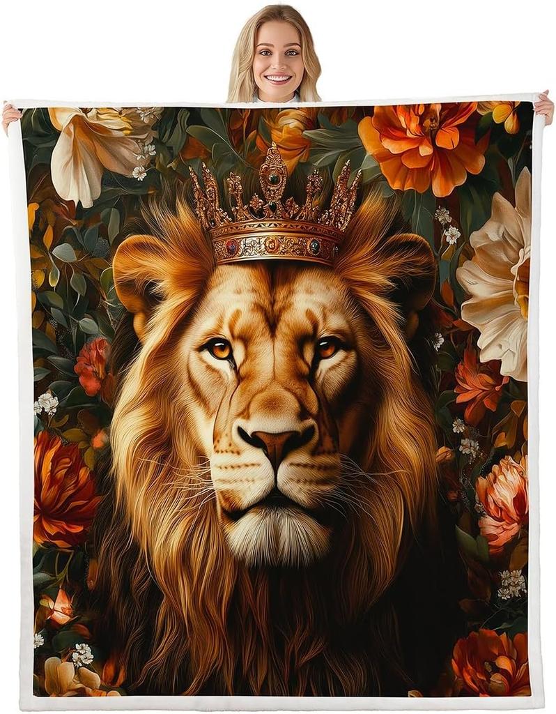 GUOYU Blanket Wild Cheetah Kids Throw BlanketLeopard Yellow Rose Floral Bed BlanketAnima Flower Heart Girls Boys Sofa DecorYellow Black