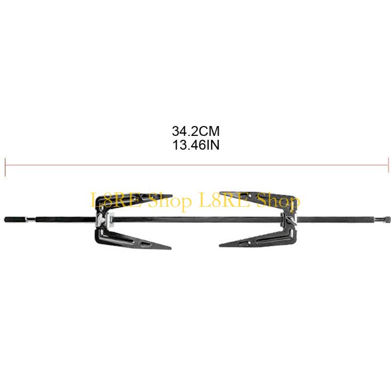 L8RE Rostfritt Stål Airfryer Gaffel Stekt Kycklinggaffel Grillgaffel Fiskgaffel för Matlagning