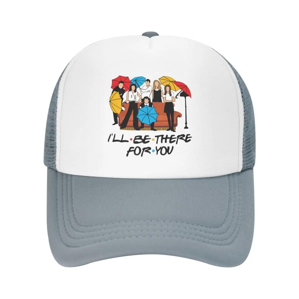 Custom Classic Unisex Friends TV Show Trucker Hat Adult Adjustable Baseball Cap Women Unisex Outdoor Trucker Cap