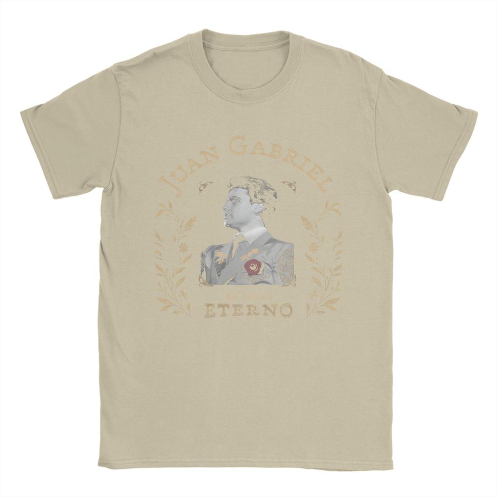 T-shirt Juan Gabriel El Y Sera Eterno da Uomo Fantastica 100% Cotone Girocollo Manica Corta Maglietta Abbigliamento Estivo
