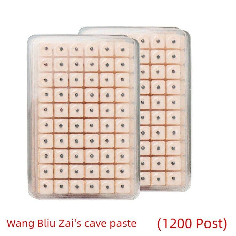 Spring Auricular Points Acupuncture Point Pen Stainless Steel Meridian Massage Needle Manual Acupuncture Pen Ear Therapy Sticker Acupuncture Stick Wangbailouzi Ear Acupuncture Patch 1200 Patches