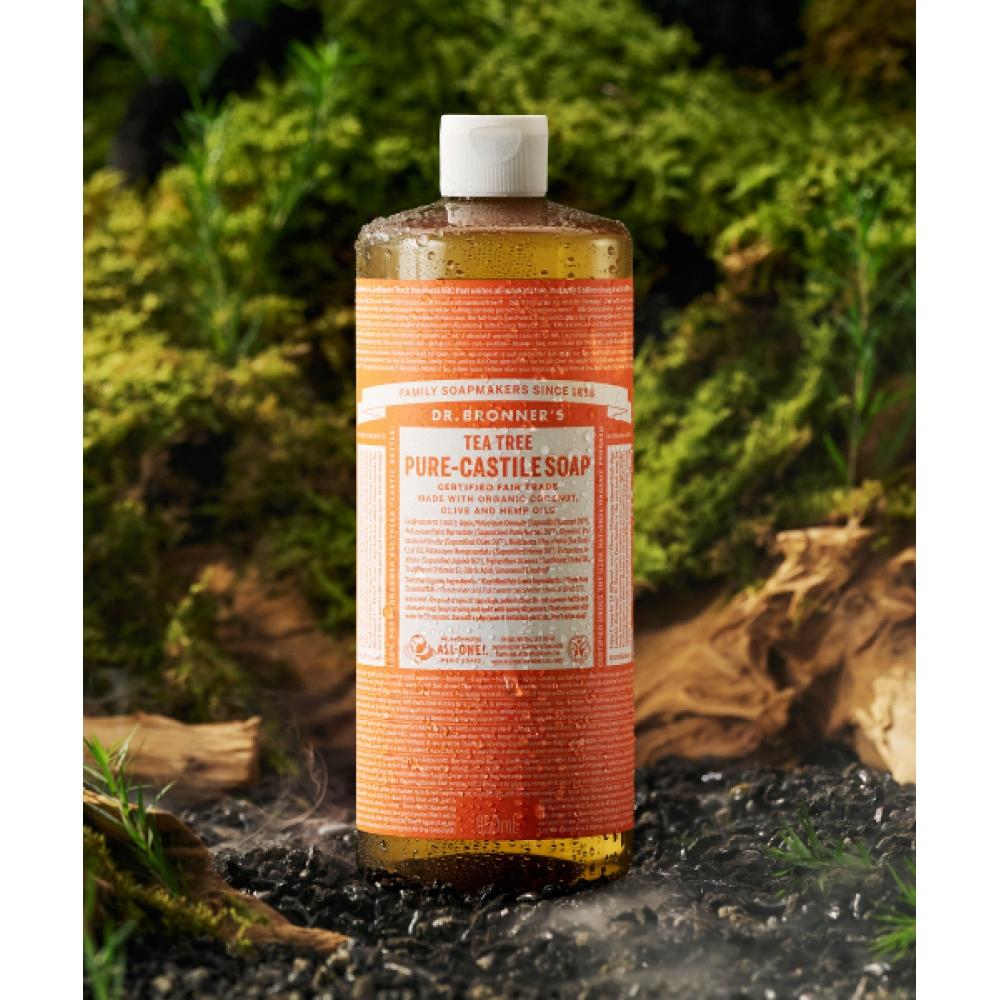 Dr.bronner S Face   Body cleanSer Tea Tree Pure caStile Soap 950ml Tea tree 950 ml