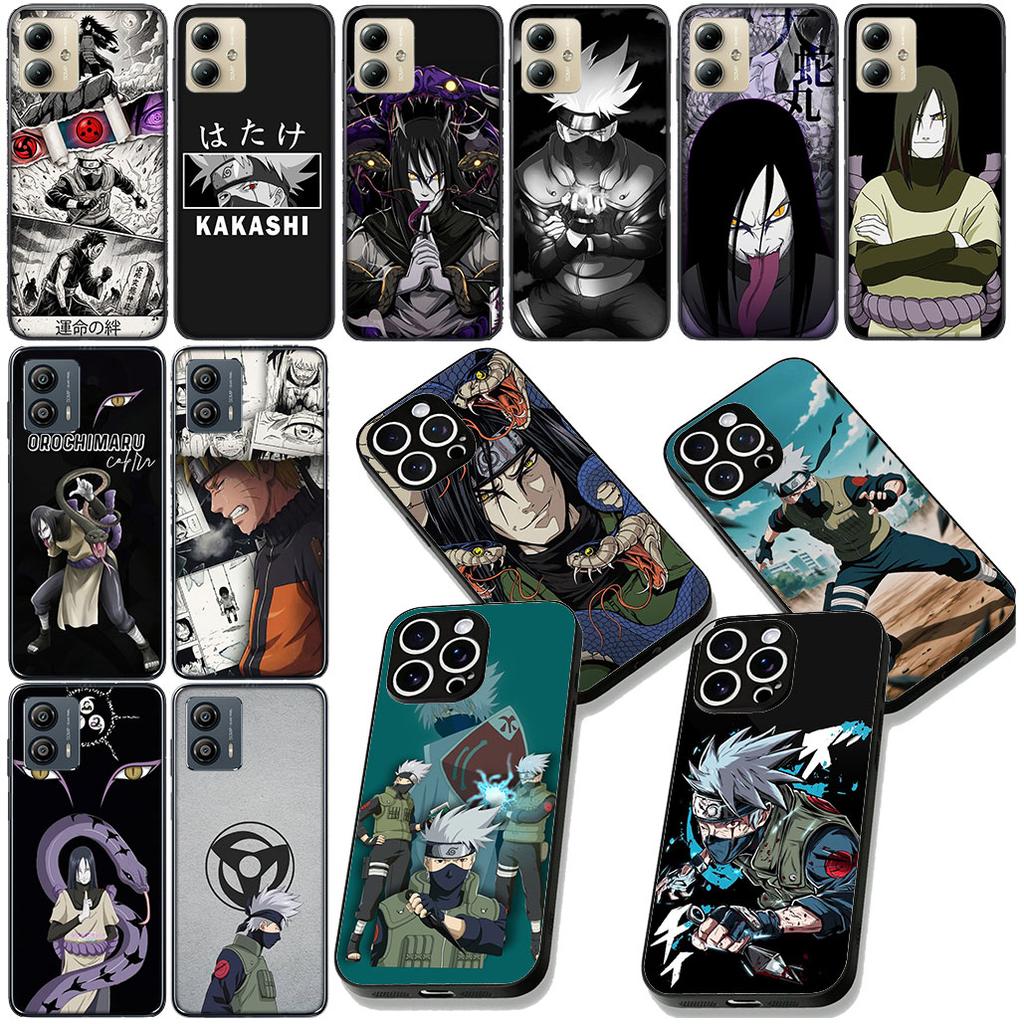 Orochimaru Narutos Kakashi Hatake Phone Cover for Samsung Galaxy S25 Edge S24 S23 FE Plus Ultra A16 A15 A55 A57 5G Coque Case