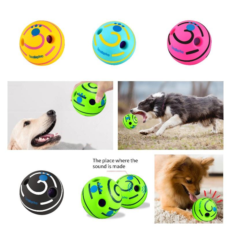 Fun And Durable Squeaky Ball Toy For Dogs 14cm