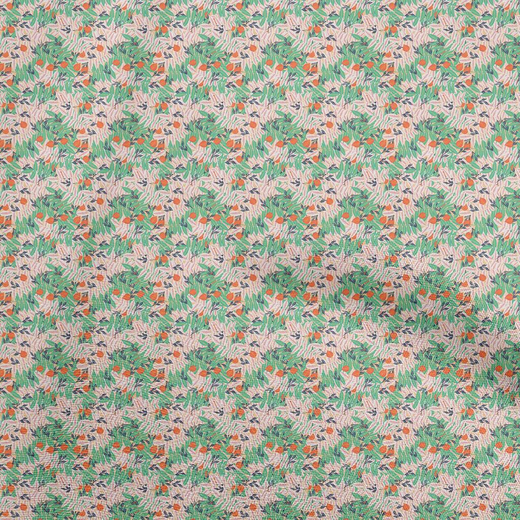 oneOone Cotton Flex Maroon Fabric Leaves Diy Clothing Quilting Fabric Print Fabric By Yard 40 Inch