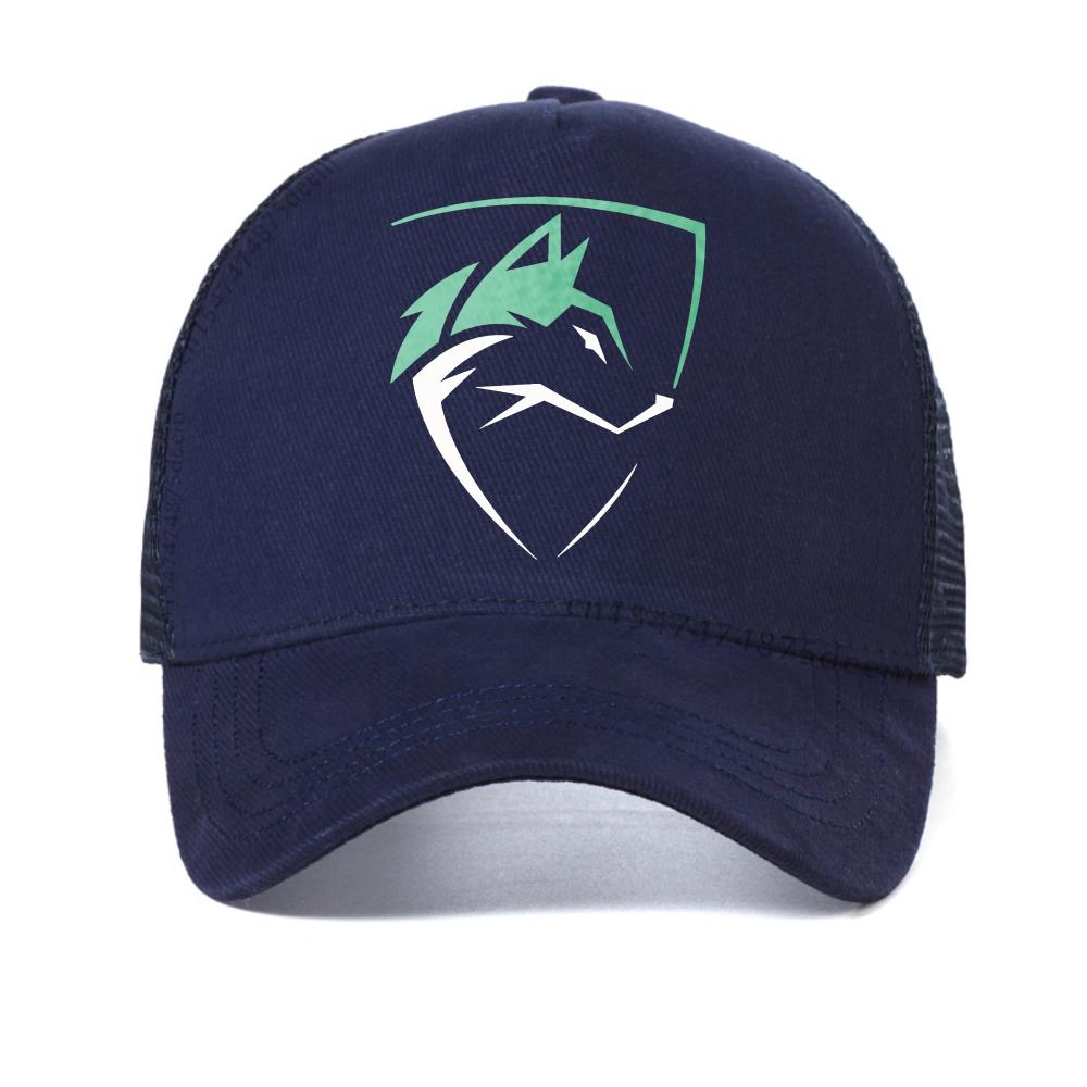 Wolf Print Breathable Baseball Cap Adjustable Sport Golf Hat Summer Outdoor Causal Trucker Hat Fashion Harajuku Snapback Hats
