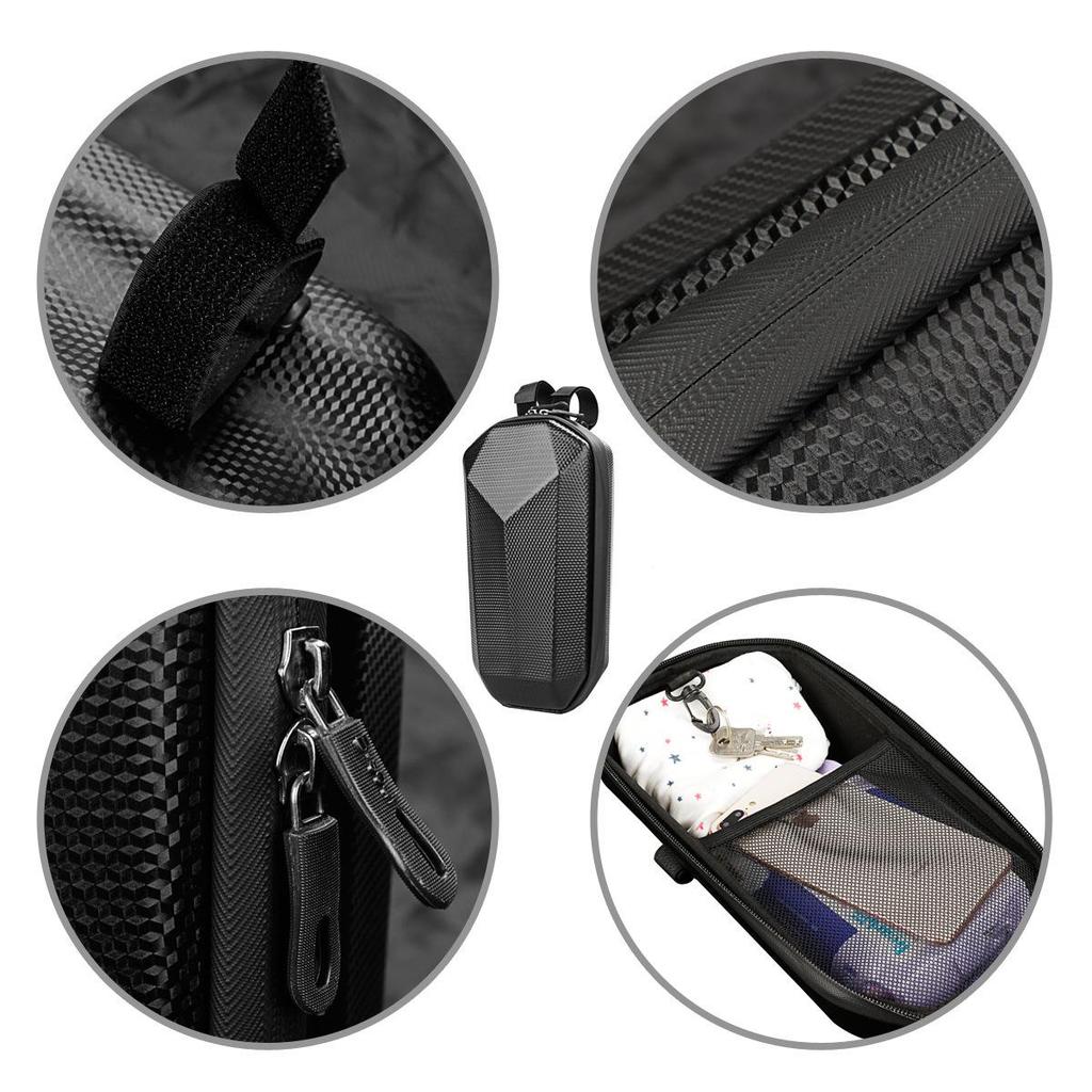 Hard Shell EVA Electric Scooter Handlebar Bag for Folding Bikes and Balance Bikes