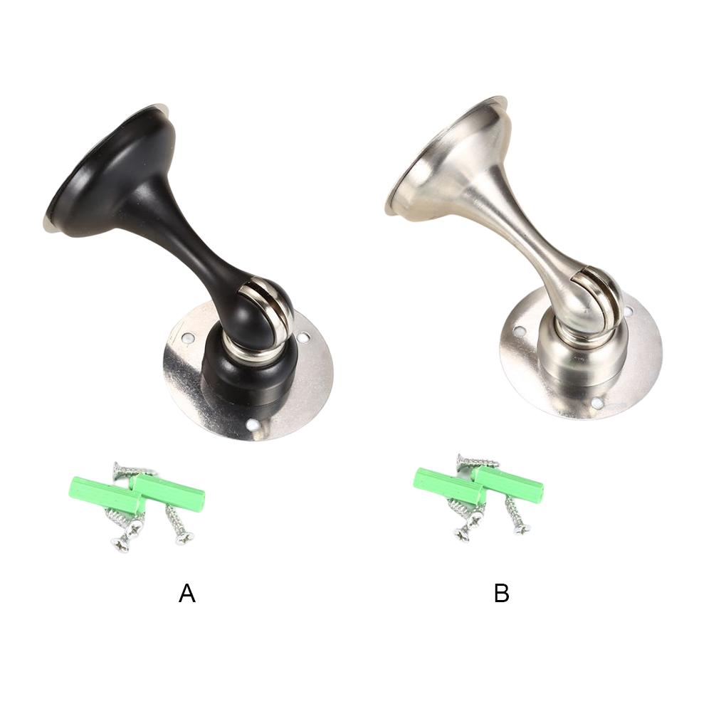 Door Stopper Steel Wind-Proof Anti-rust Doorstop Water-proof Stronger Indoor Furniture Hardware Bathroom Toilet Bedroom