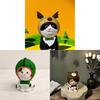 Wooden Cat Figurine Handmade Car Decor Gift For Birthdays And Holidays