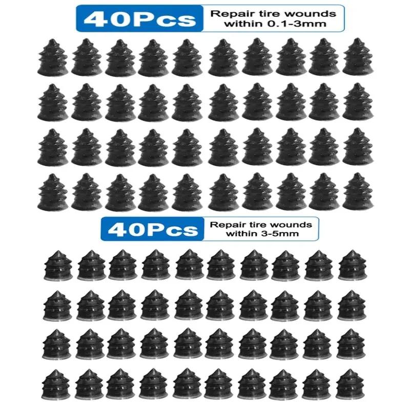 Universal vacuum tire repair nail kit, new rubber repair tool for universal inner tubes of automobiles and motorcycles parts