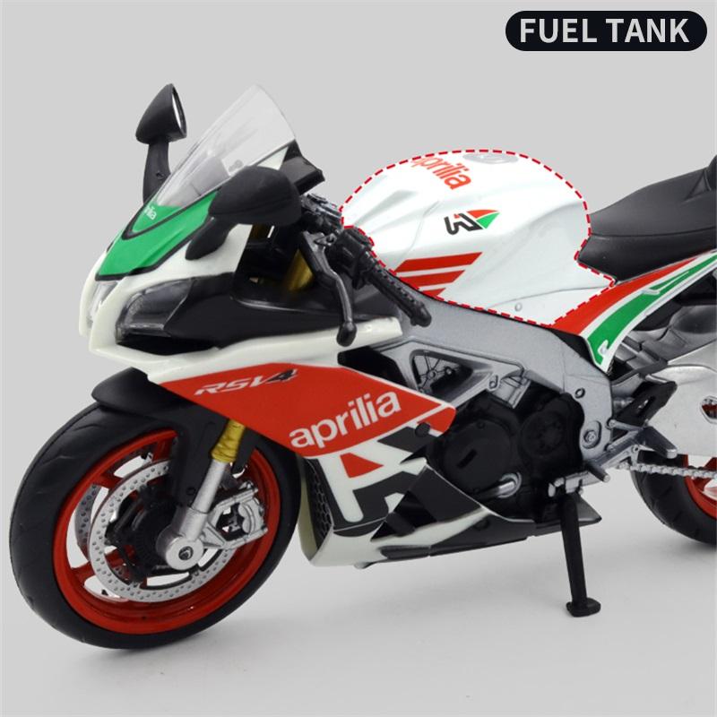 MotoGP Aprilia RSV4 RR1000 Racing Motorcycle Simulation Exquisite Diecast & Toy Vehicle RMZ City 1:12 Alloy Collection Model